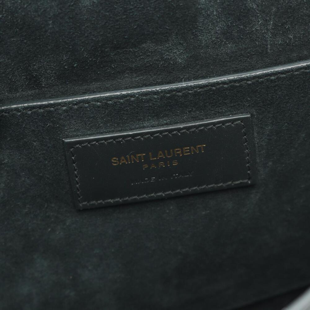 Saint Laurent Paris Betty Shoulder Bag Leather Green - Picture 4 of 10